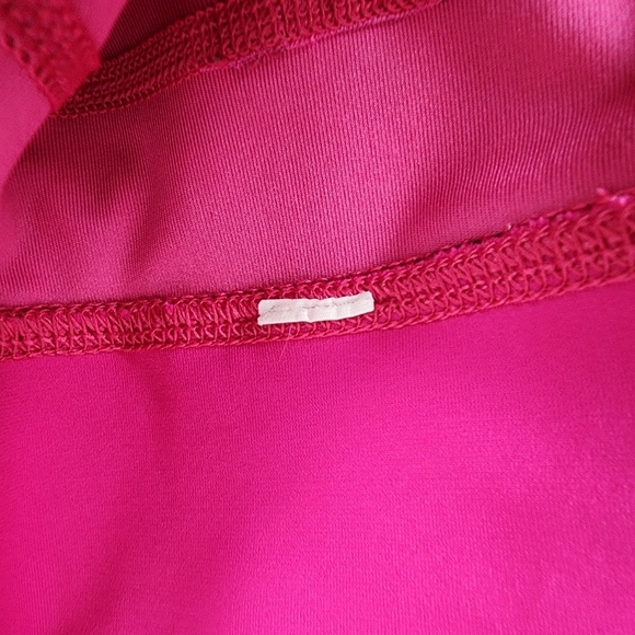 Lululemon Run Top Speed Crop Legging Ace Spot Jewelled Magenta Luxtreme Size 6 - Picture 16 of 16